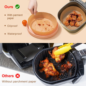 Fondpen unbleached parchment compostable reducing waste after cooking.