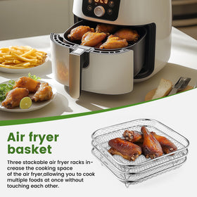 Fondpen Chefman XL 8-Qt rack supports larger batches with even heat.