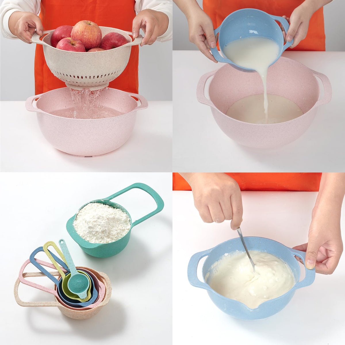 Foni Fox durable, lightweight wheat straw bowls withstand daily use.