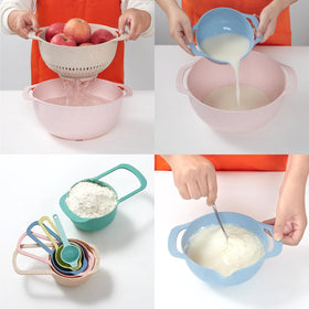 Foni Fox durable, lightweight wheat straw bowls withstand daily use.