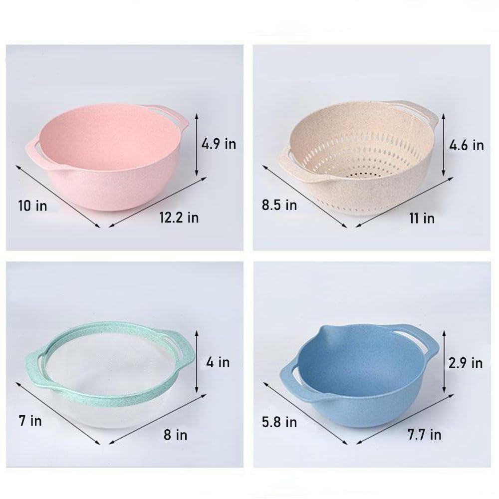Foni Fox multi-function bowls for mixing, pouring, and measuring.