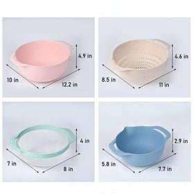 Foni Fox multi-function bowls for mixing, pouring, and measuring.