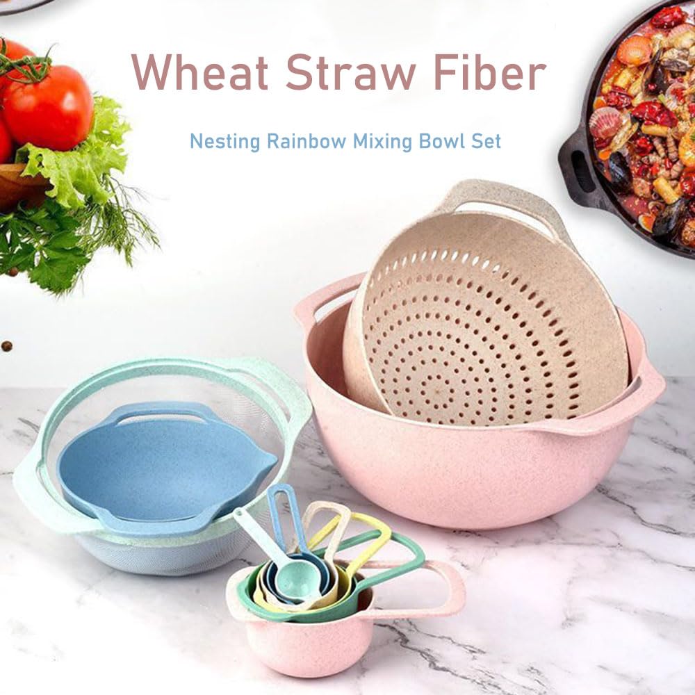 Foni Fox nesting bowls save space with compact stacking design.