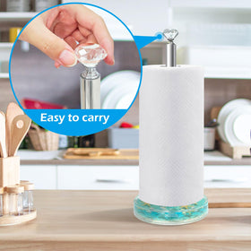 FONMY blue kitchen counter holder adds sea-inspired charm and practicality.