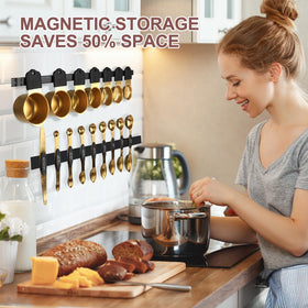FONYA dual markings and leveling tool for precise measurements in recipes.