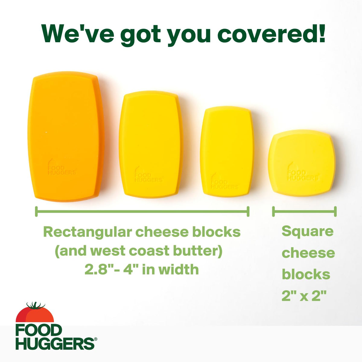 Food Huggers medium hugger preserves Swiss flavor with snug fit