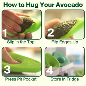 Food Huggers patented hug design shown in close-up.