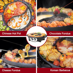 Food Party 2-in-1 lid close-up, easy steam management.