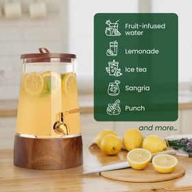 FOODLE stand and dispenser elevate casual gatherings' ambiance.
