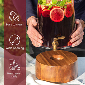 FOODLE perfect for lemonade water sangria punch at parties and weddings