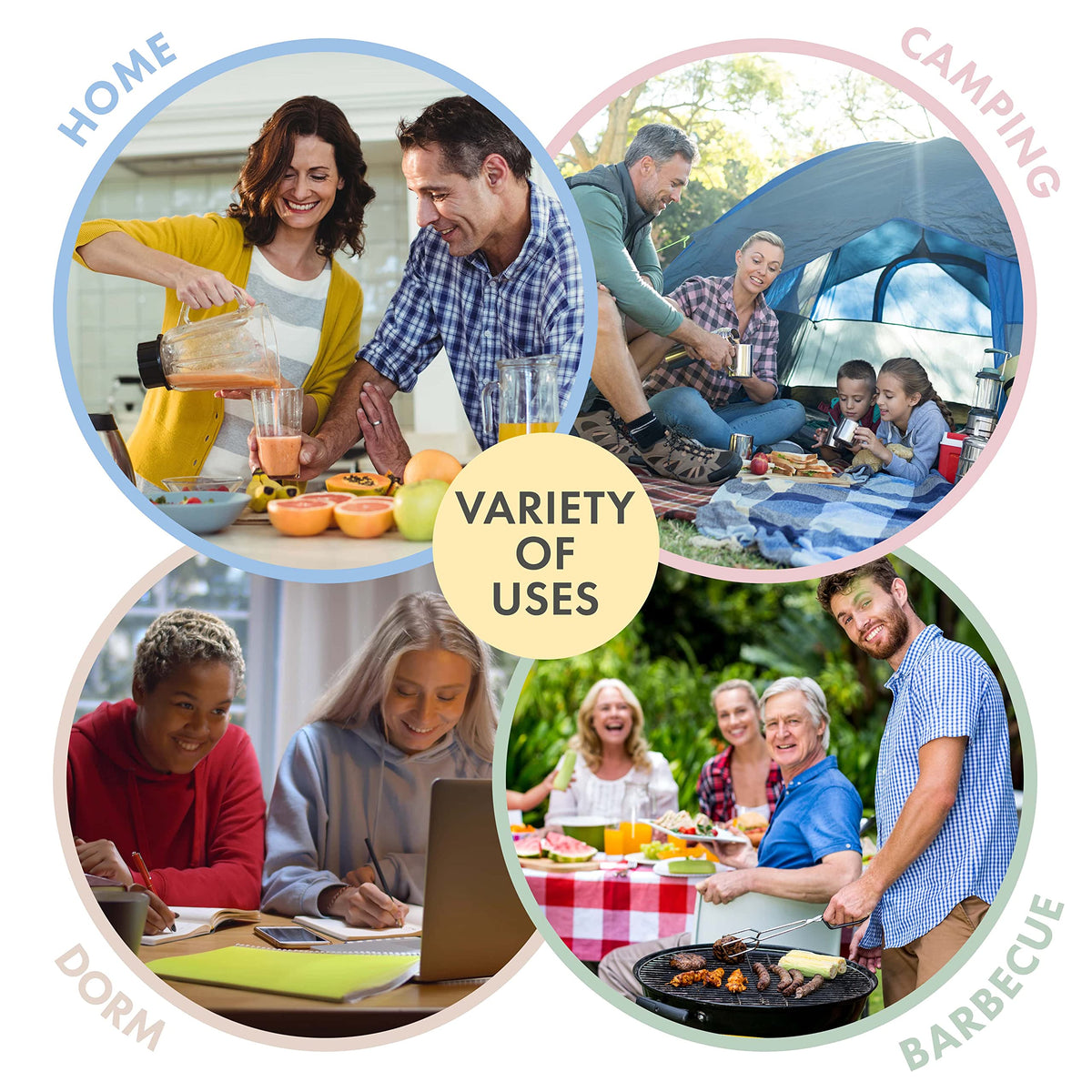 FOODLE plates, bowls, and cups are kid-friendly yet suitable for adults.