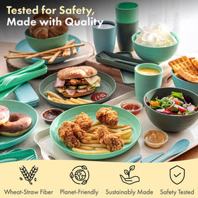 FOODLE microwave-safe dinnerware enables easy reheating at home or on the go.