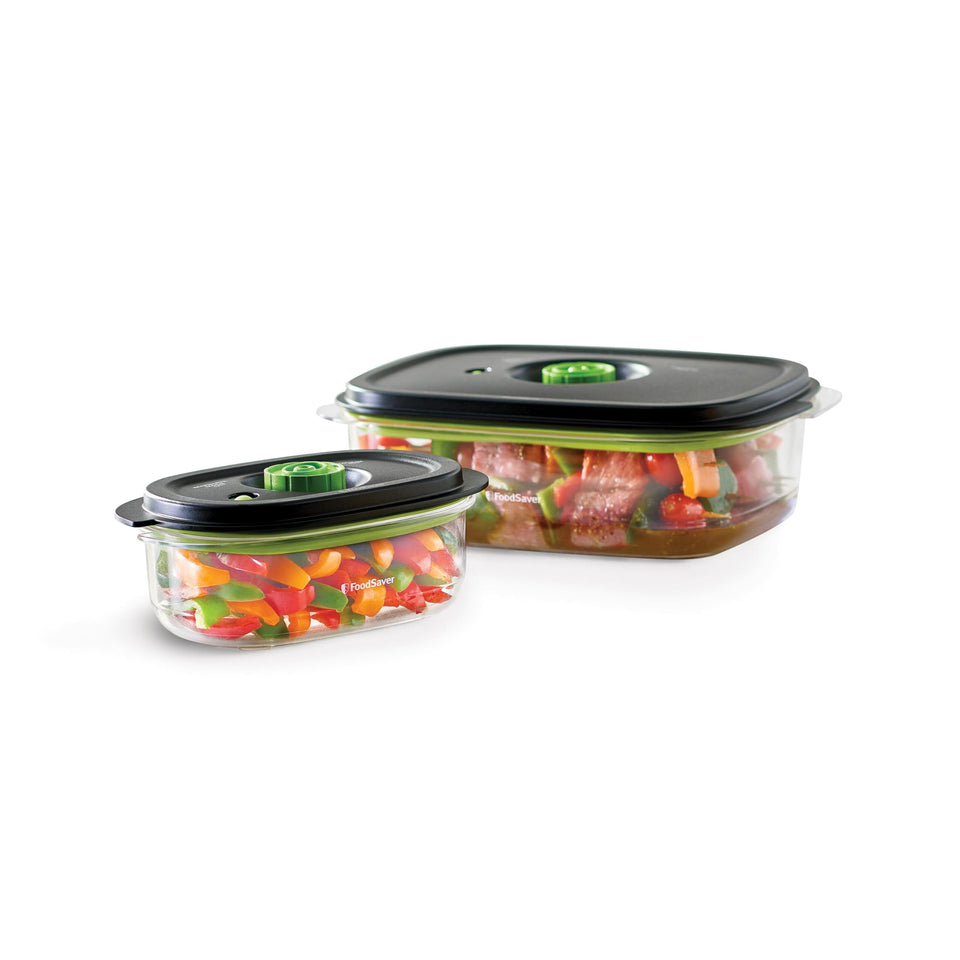 FoodSaver 2116382 top view demonstrates airtight seal for longer freshness.