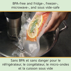 FoodSaver freezer-burn protection helps preserve foods longer in the freezer.