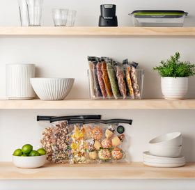 FoodSaver gallon bags freezer storage concept image showing freshness preservation.
