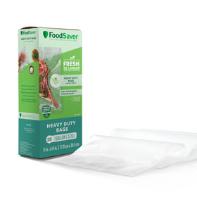 FoodSaver gallon vacuum bag pack front showing bulk bags for extended freshness.