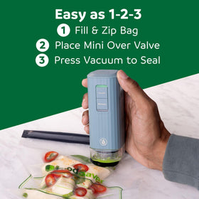 FoodSaver Mini ready for sous vide prep setup for precise cooking