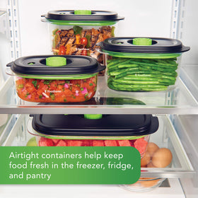 FoodSaver Preserve & Marinate vacuum container marinate-mode enables quick flavor infusion.
