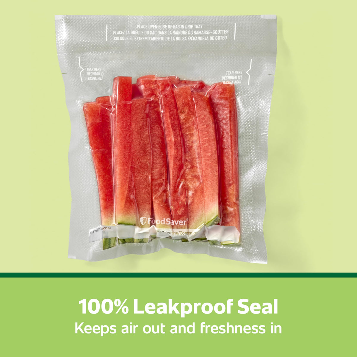 FoodSaver quart bags are microwave-safe and suitable for sous vide cooking