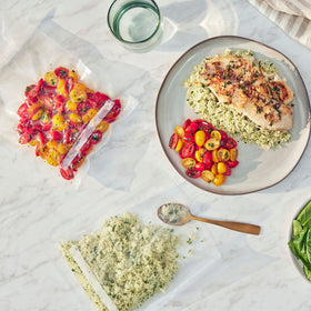 FoodSaver quart bags support bulk storage and organized meal prep.
