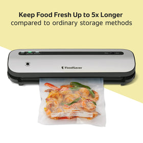 FoodSaver starter kit with bags and roll ready for bulk sealing and freshness.