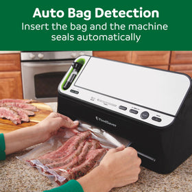 Handheld sealer and standard unit provide versatile sealing options.