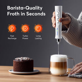 FoodVille MF02 three-speed settings to customize froth quickly.