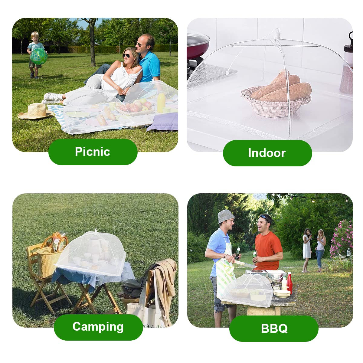 FOOEN collapsible design enables quick open and close without tools