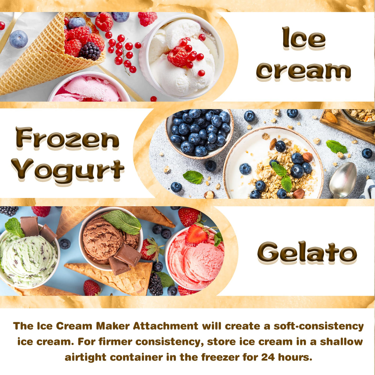Gift-ready FOKIEE ice cream maker attachment inspires thoughtful home gifts.