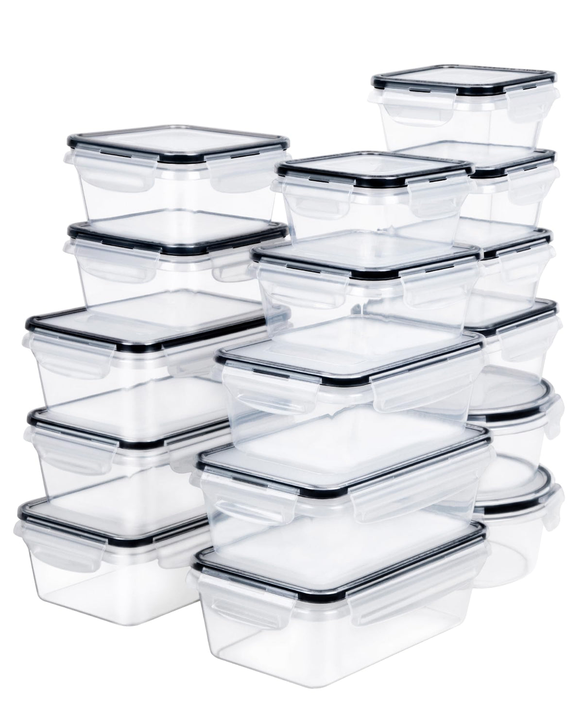 FOOYOO airtight leak-proof lids keep foods sealed and mess-free.