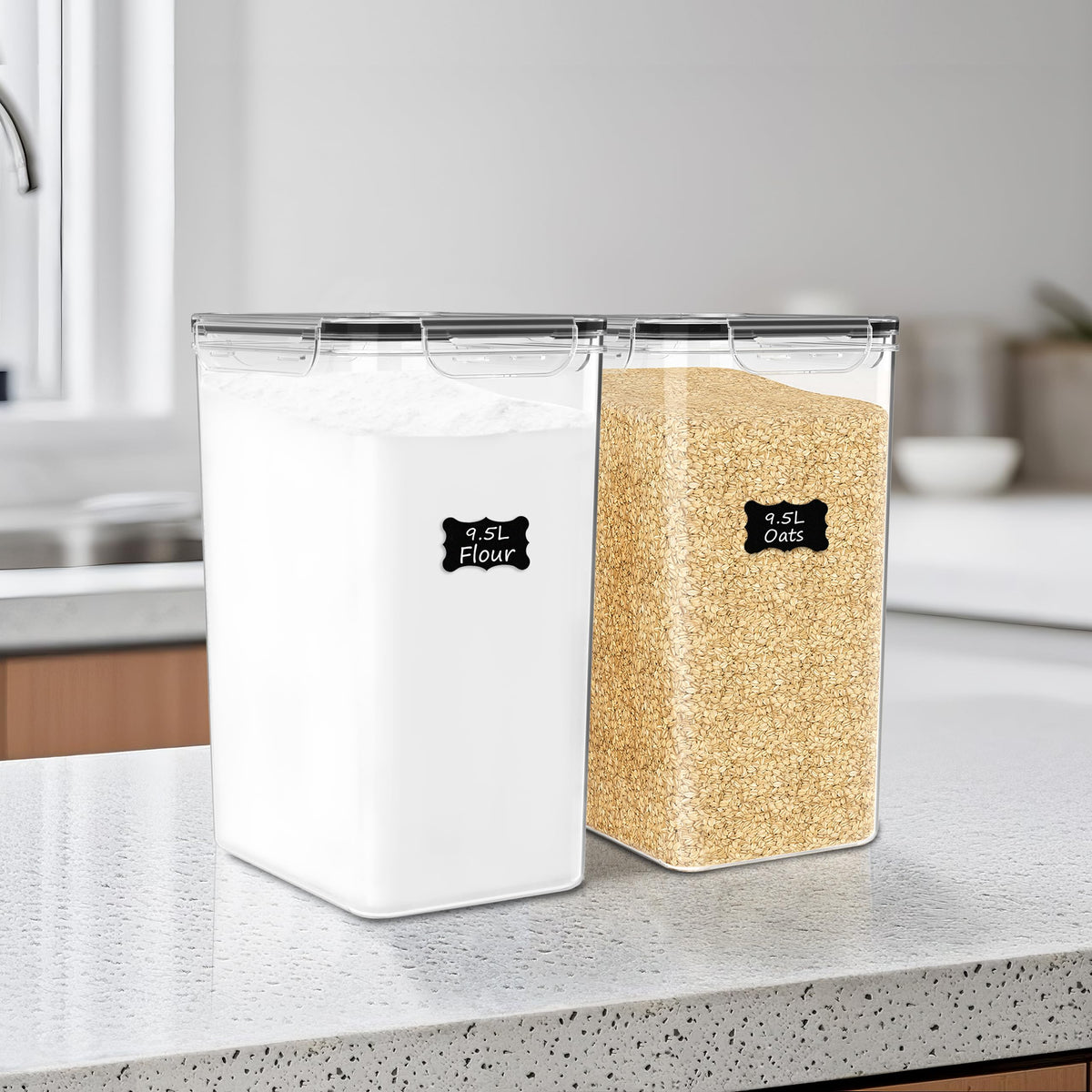 FOOYOO BPA-free material ensures safe storage for foods.