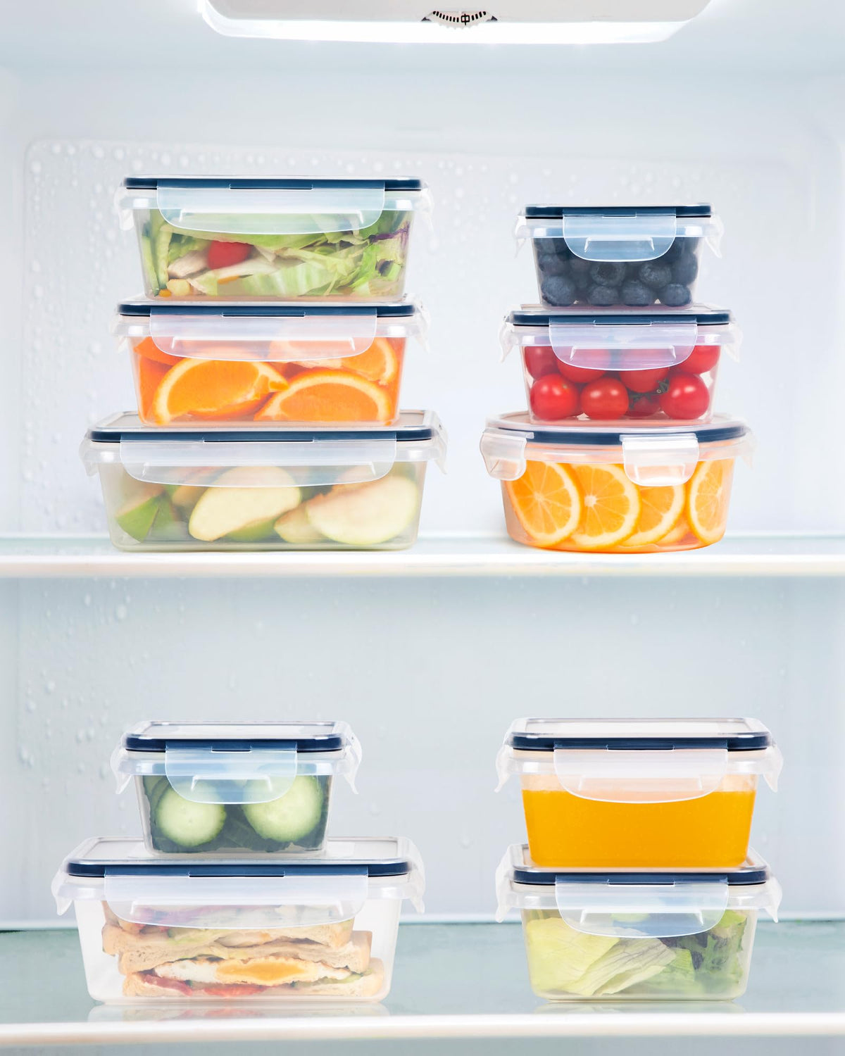 FOOYOO freezer and microwave safe design supports meal prep and quick reheats.