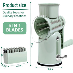 Fooyoubei five-blade set with storage box keeps blades organized for quick use.