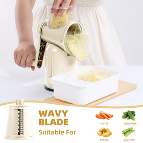 Fooyoubei wavy blade for textured cuts