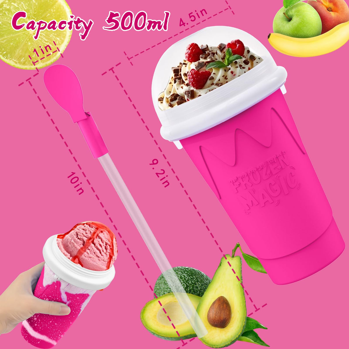 BPA-free safety materials in Fopudy slushie cup for safe use