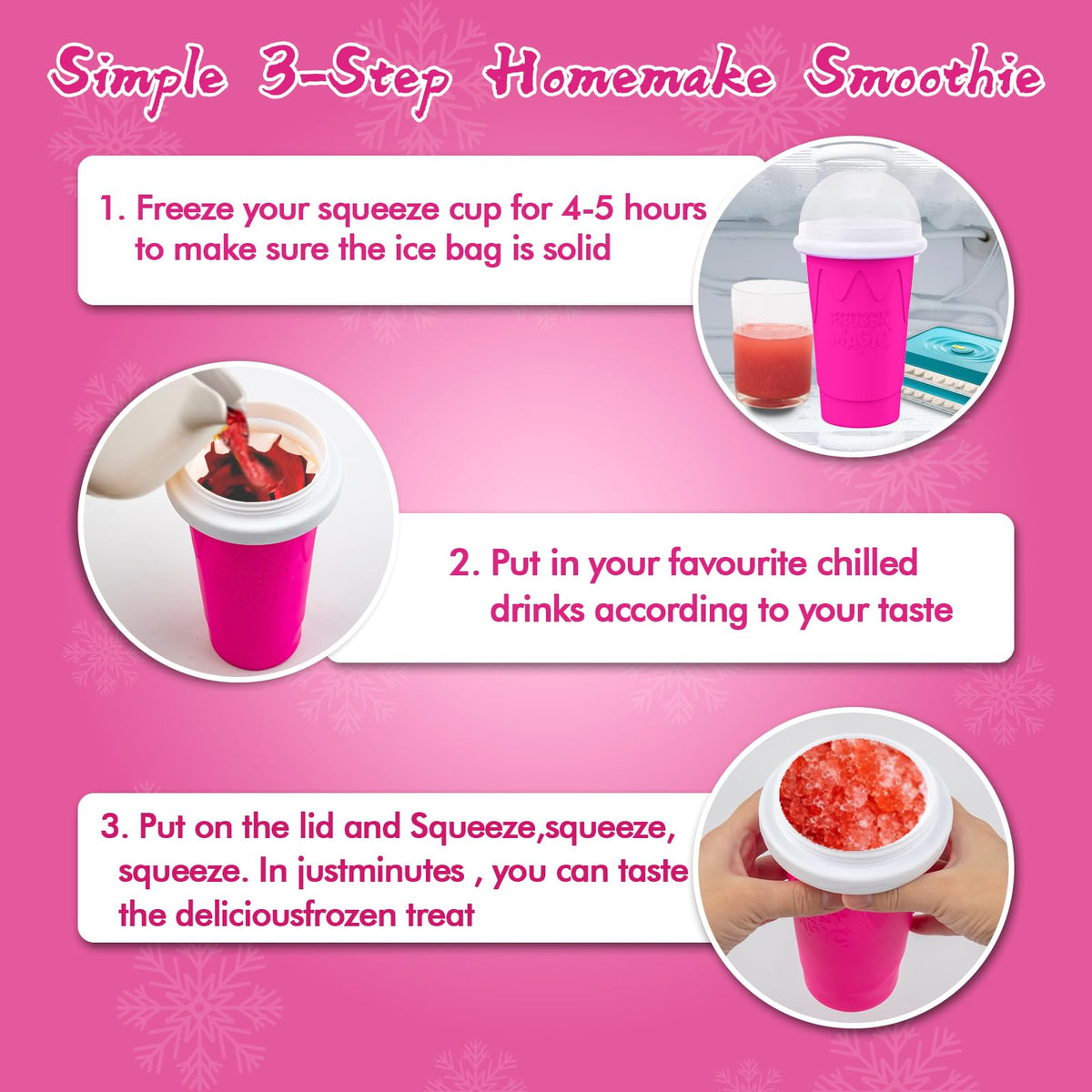 Close-up of Fopudy slushie cup’s detachable straw and spoon