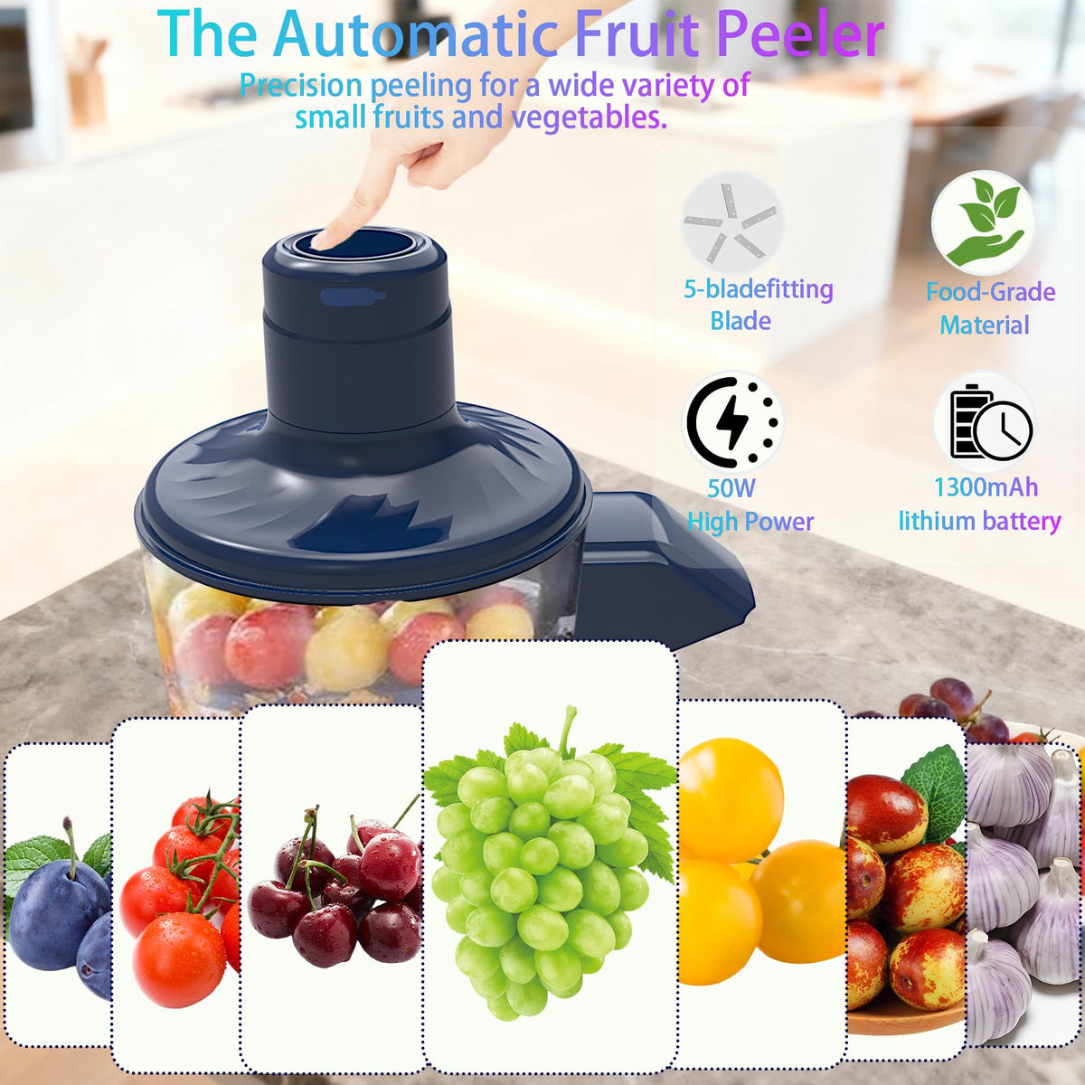 Fopudy Stainless steel build ensures durable, low-waste peeling.