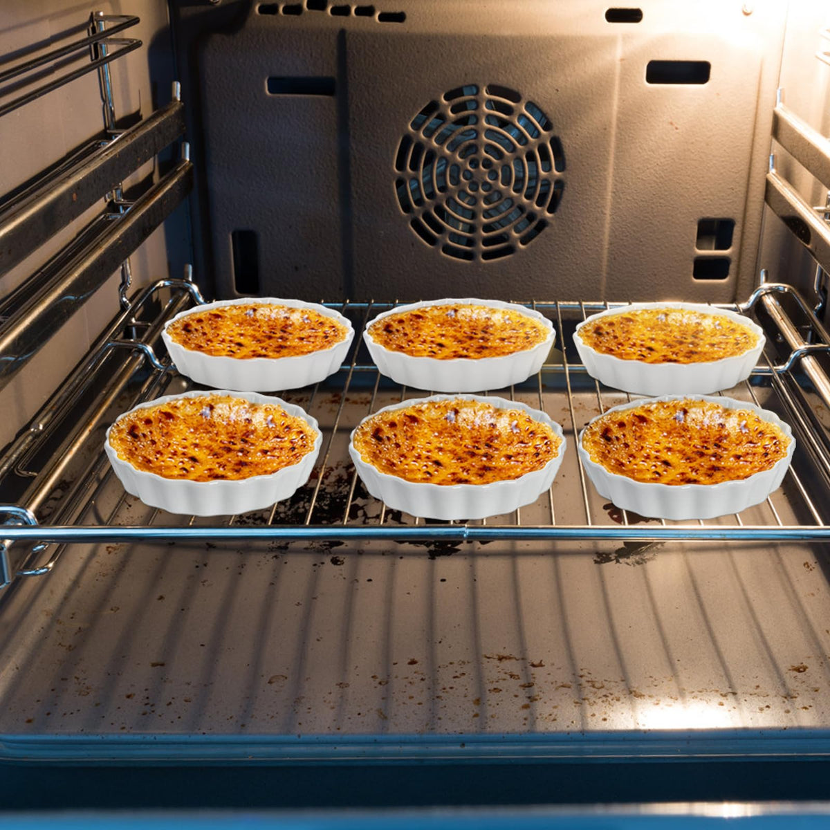Foraineam crème brûlée ramekin designed for even baking and elegant presentation.