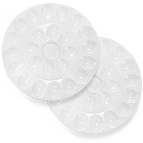 Foraineam deviled egg tray helps organize appetizers for everyday meals.