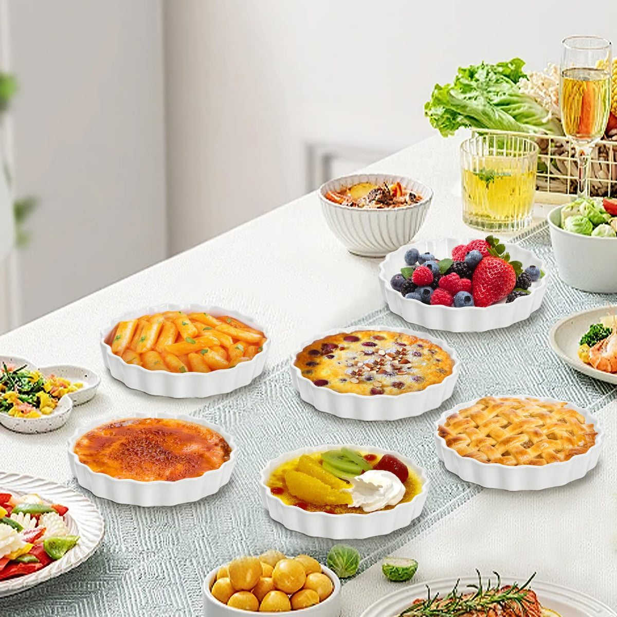 Foraineam microwave and oven-safe ramekins for quick reheats and baking.