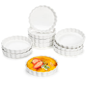 Foraineam porcelain shallow ramekins perfect for condiments and tasting portions.