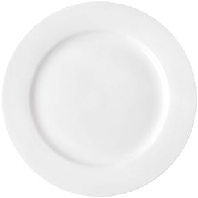 Foraineam white dinnerware plates with smooth glaze for versatile everyday serving.
