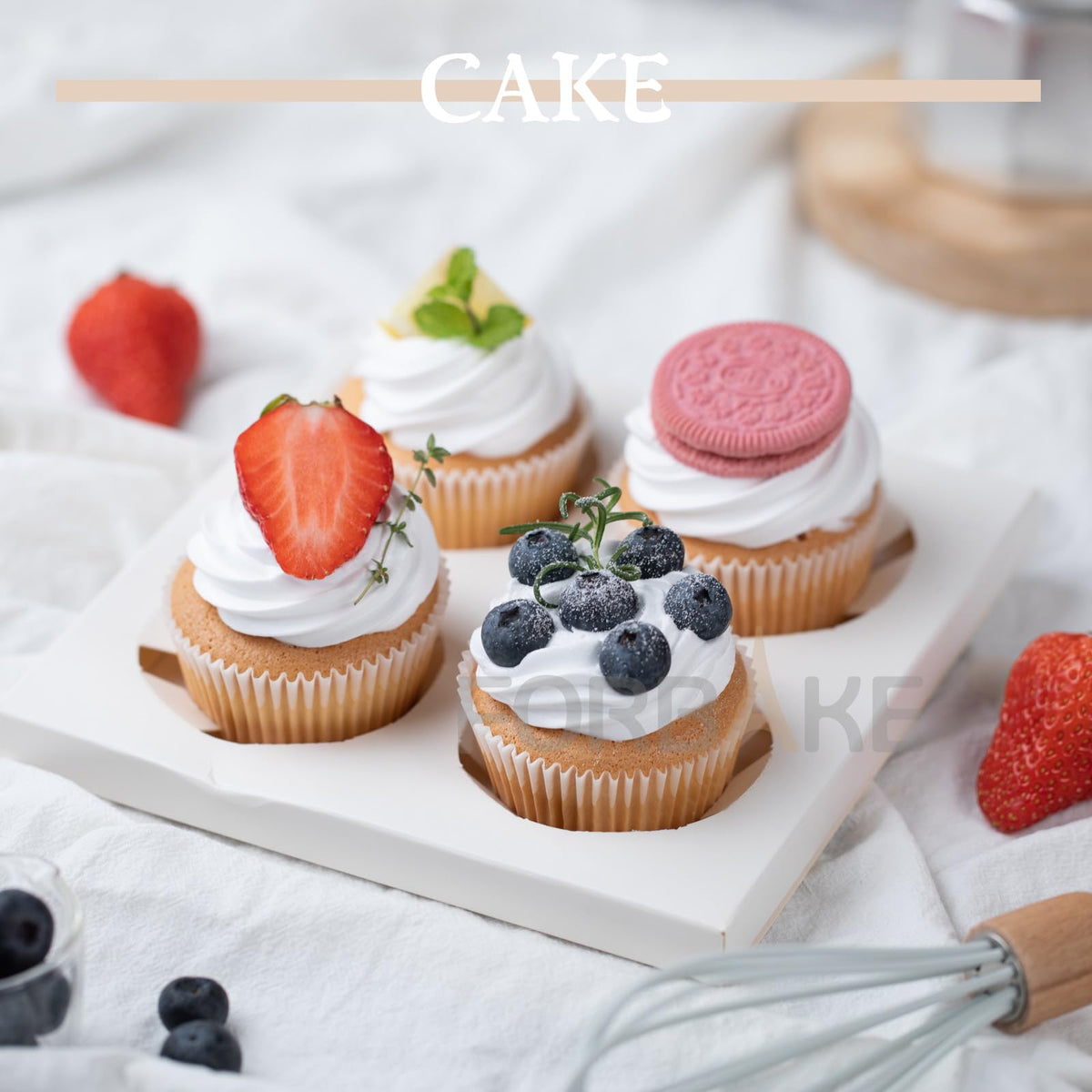 FORBAKE compact 12-cup trays help keep countertops organized and prep simple.