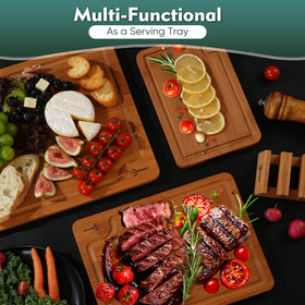Foressic bamboo cutting board for easy cleaning and oil maintenance.