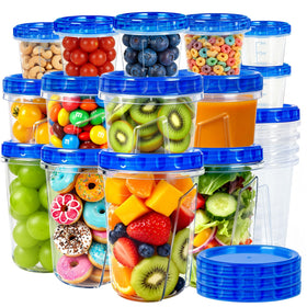 Forest Breathing 18-pack freezer containers ideal for batch cooking and portion control.