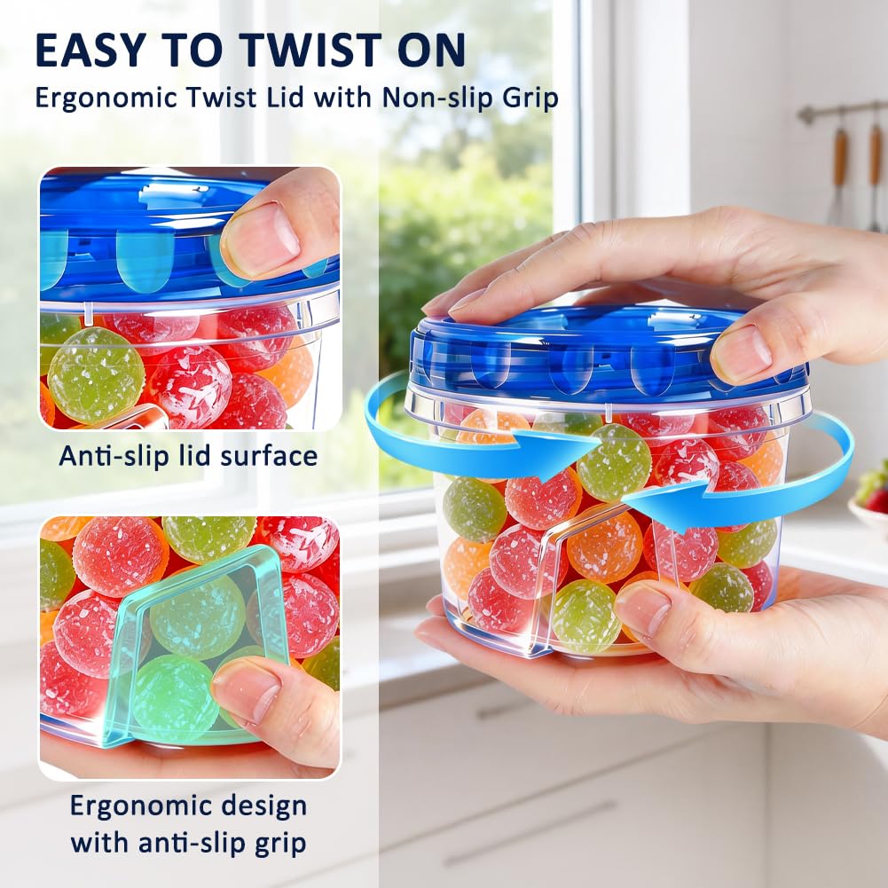 4oz snack containers for on-the-go lunches and sauces.