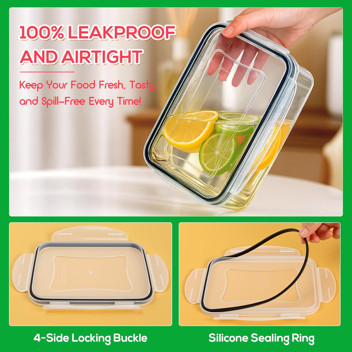 Forest Breathing BPA-free plastic for safe daily use and easy reheating
