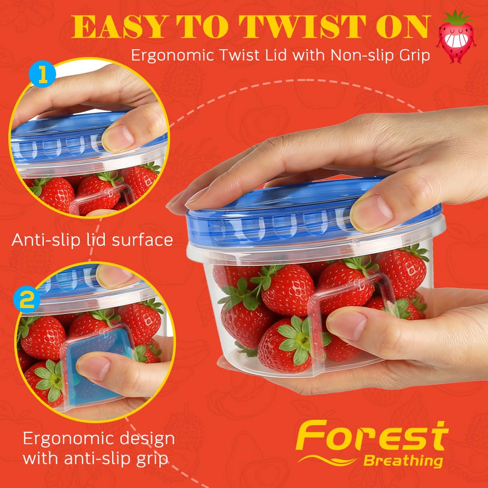 Forest Breathing 17oz set is perfect for meal prep and on-the-go lunches.