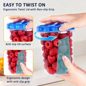 Forest Breathing freezer-safe containers protect leftovers and soups from freezer burn