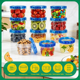 Forest Breathing freezer-safe containers keep soups and leftovers organized.